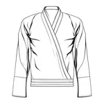 white karate gi image